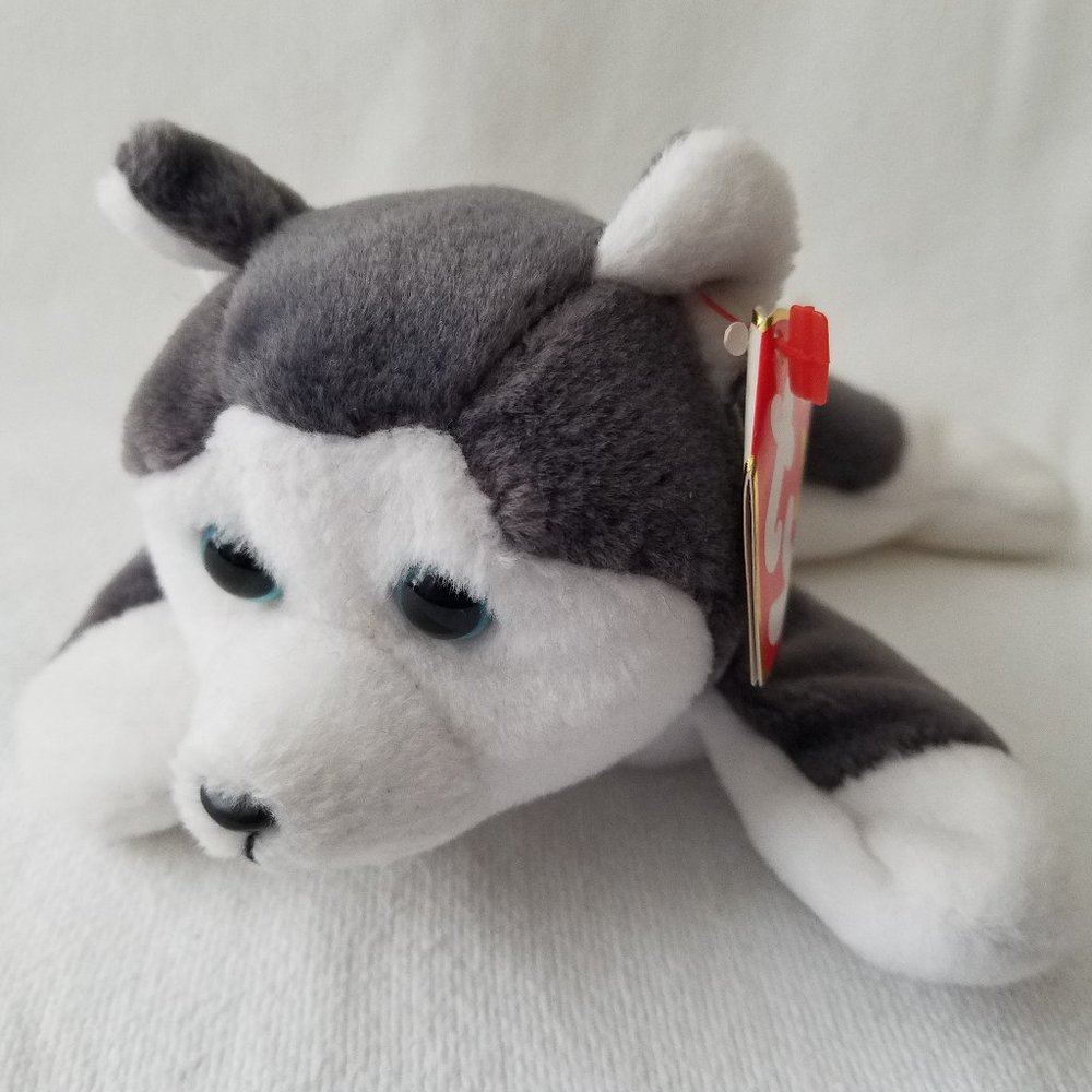 TY Beanie Babies Nanook The Husky #4104 1996, Vintage, Collectible, Retired